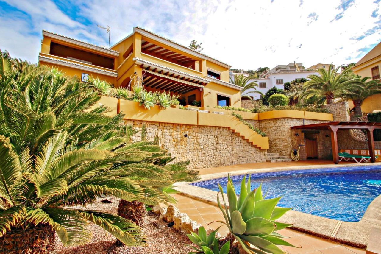 El Portet - Beachfront Holiday Home With Private Pool In Moraira Eksteriør bilde