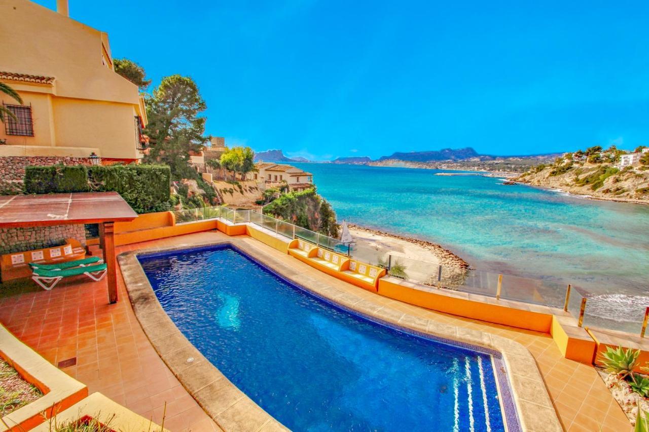 El Portet - Beachfront Holiday Home With Private Pool In Moraira Eksteriør bilde