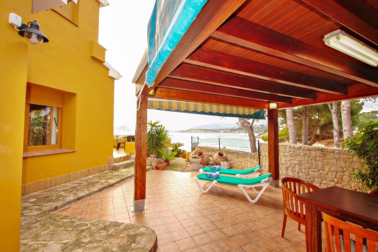 El Portet - Beachfront Holiday Home With Private Pool In Moraira Eksteriør bilde