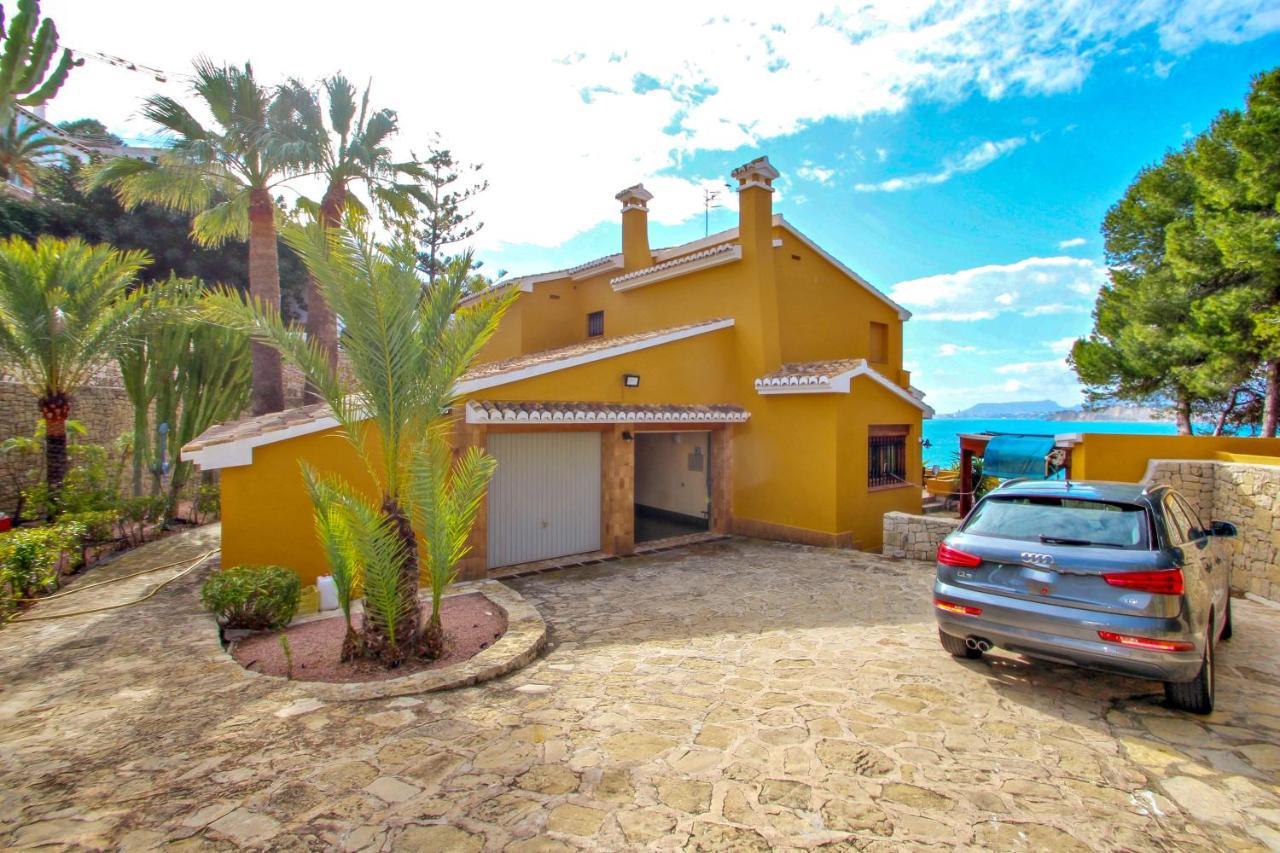 El Portet - Beachfront Holiday Home With Private Pool In Moraira Eksteriør bilde