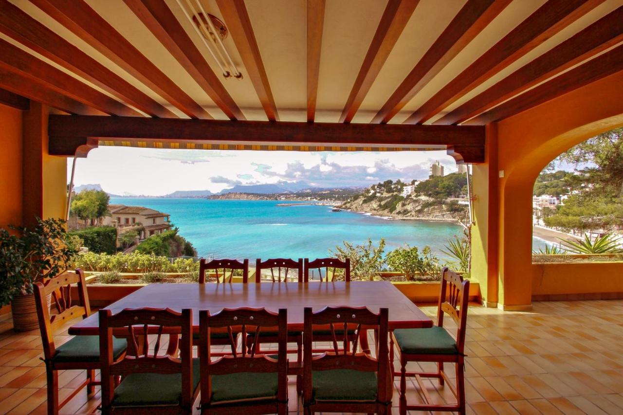 El Portet - Beachfront Holiday Home With Private Pool In Moraira Eksteriør bilde